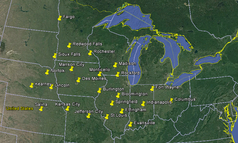 US Weather Locations